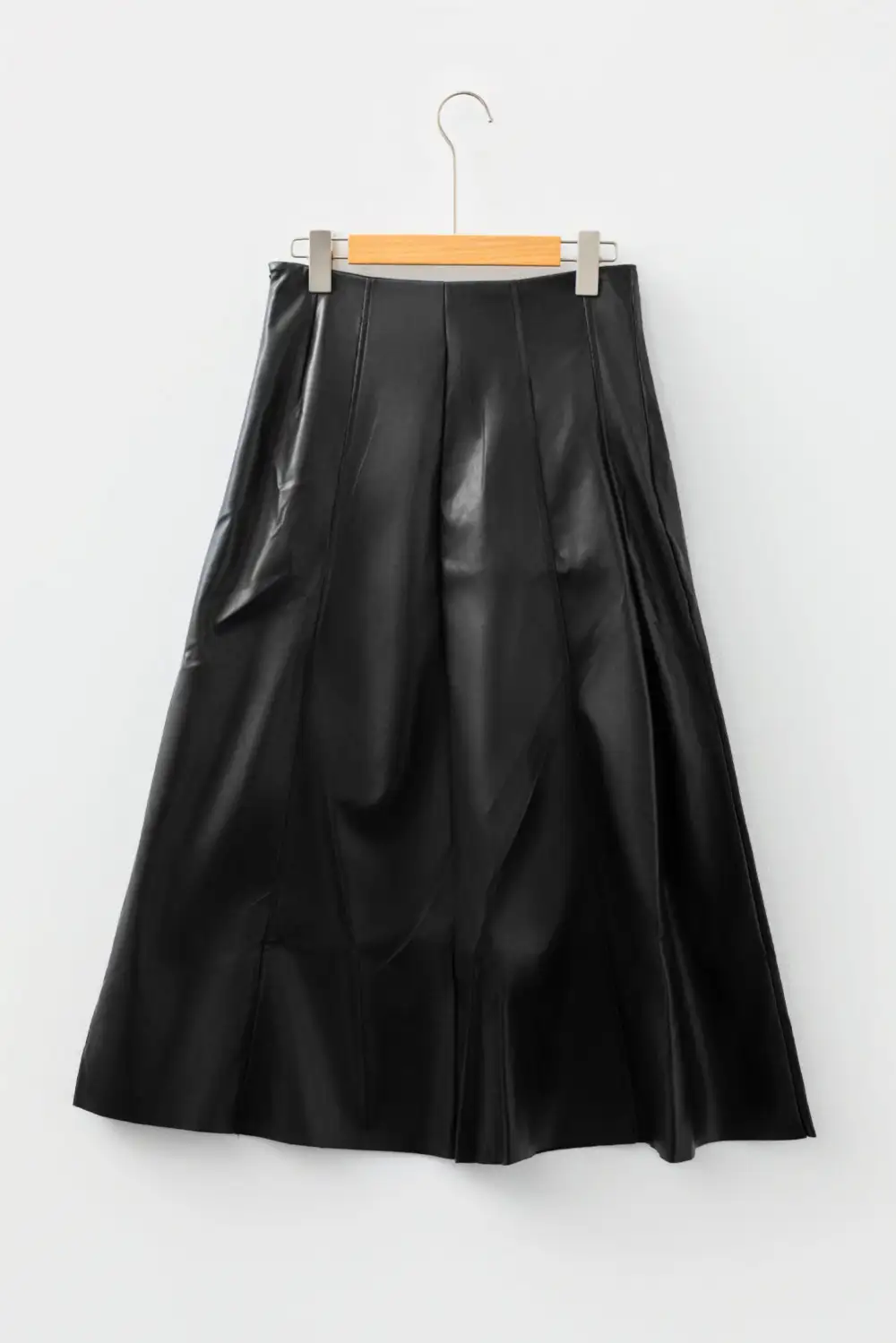 Graceful Flared Pleated Skirt