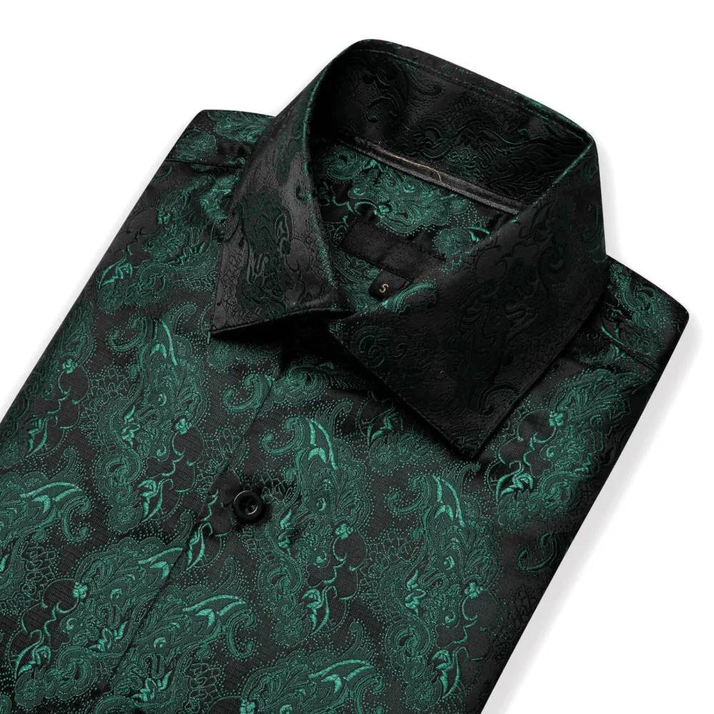 Paisley Long Sleeve Dress Shirt
