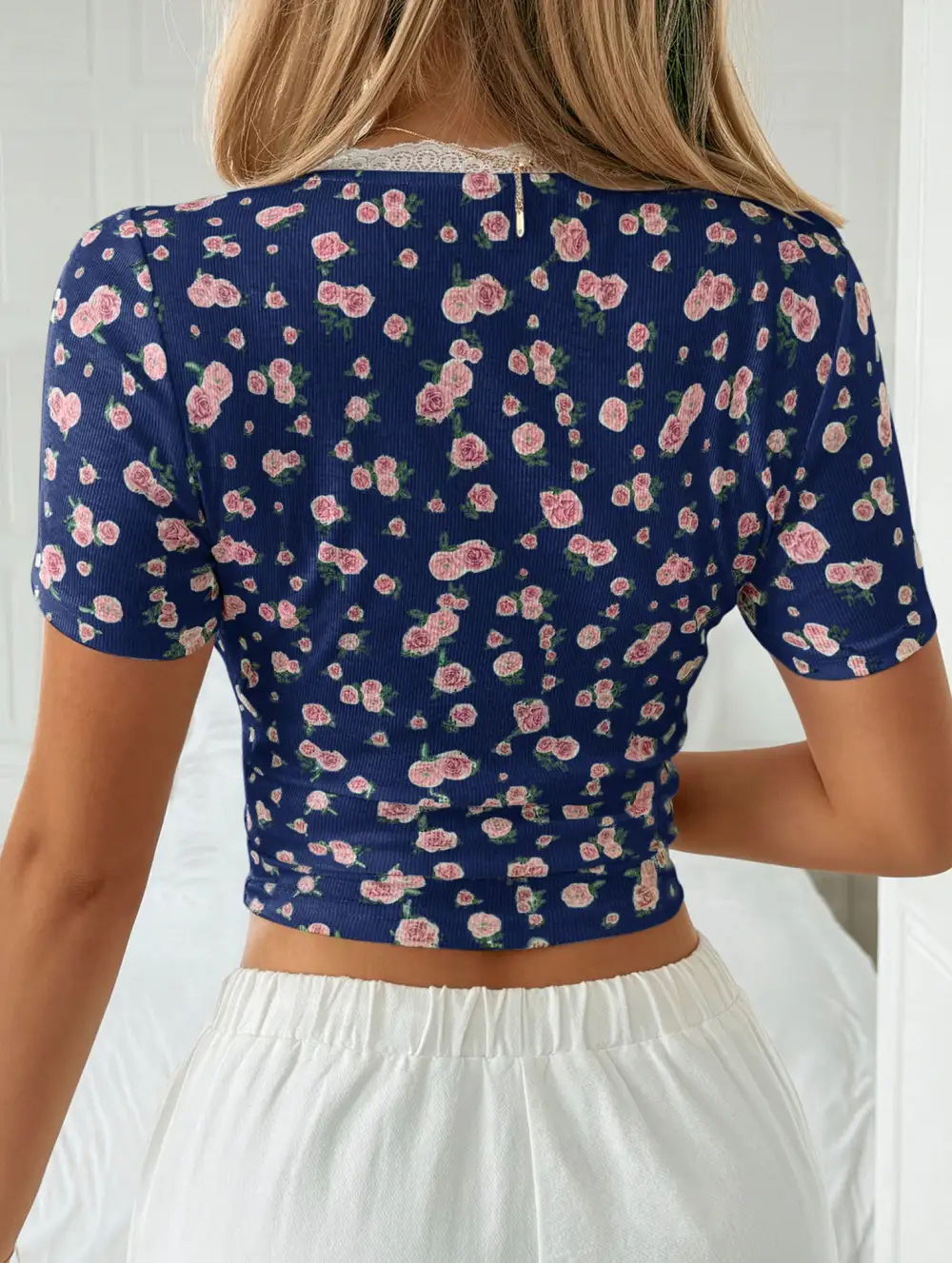 Printed Floral Top