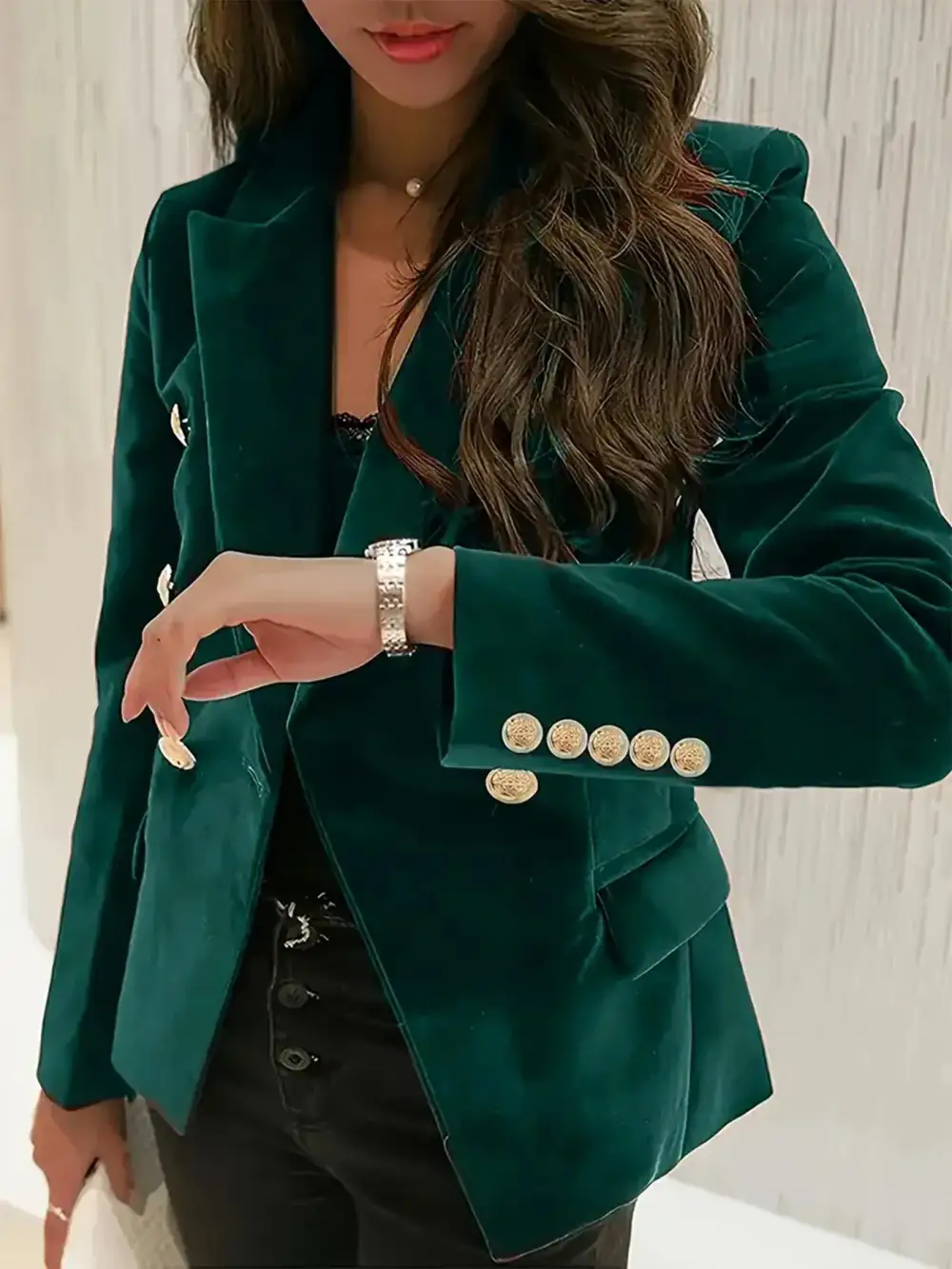 Refined Refined Single-Button Blazer