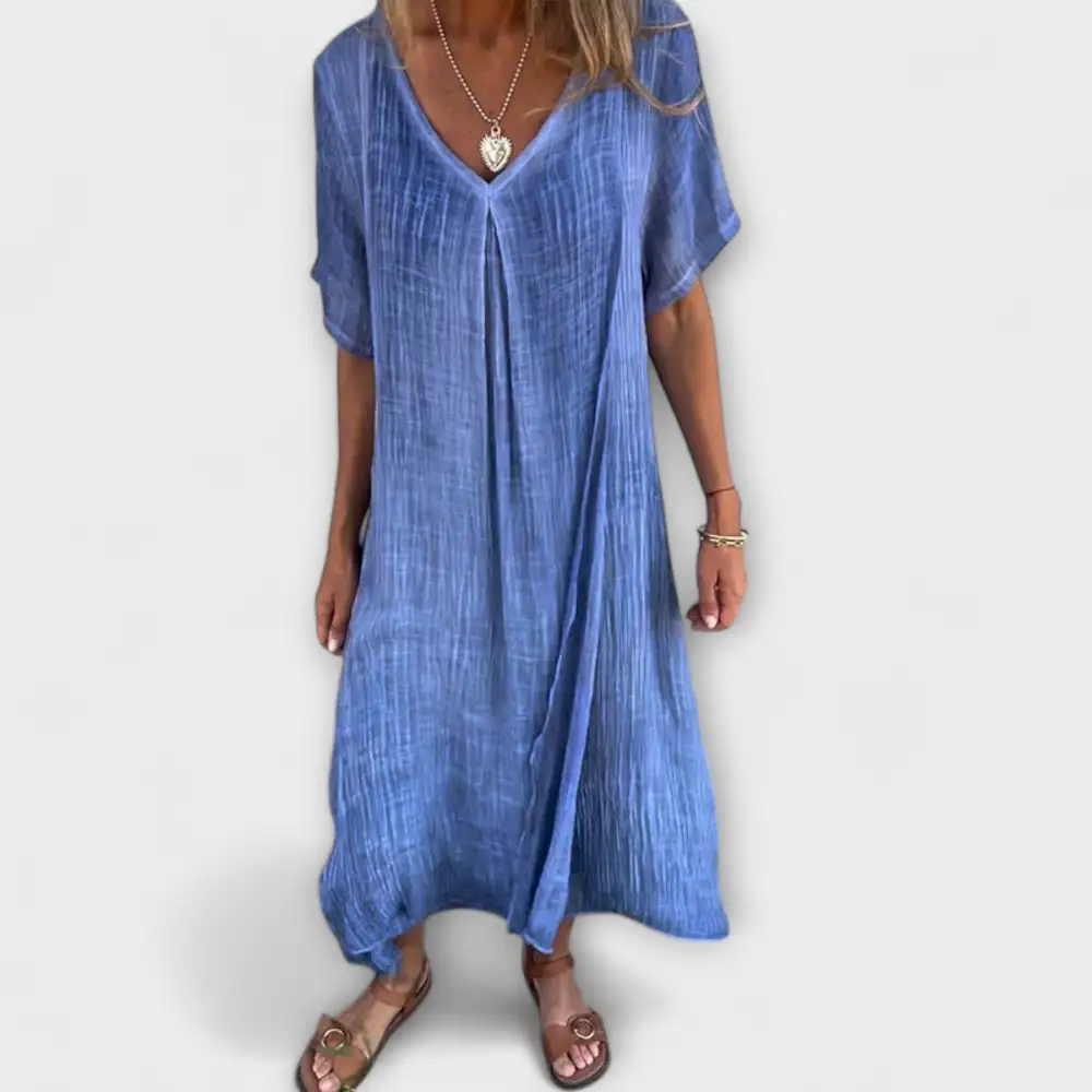 Linen Cotton Casual Dress