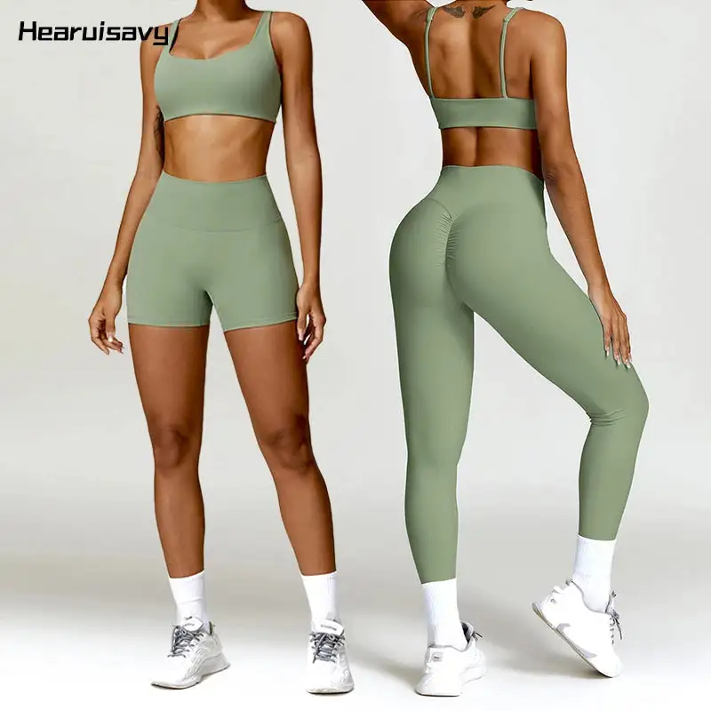 Yoga Workout Tracksuit Running Fitness Leggings Gym Set Sports Suit