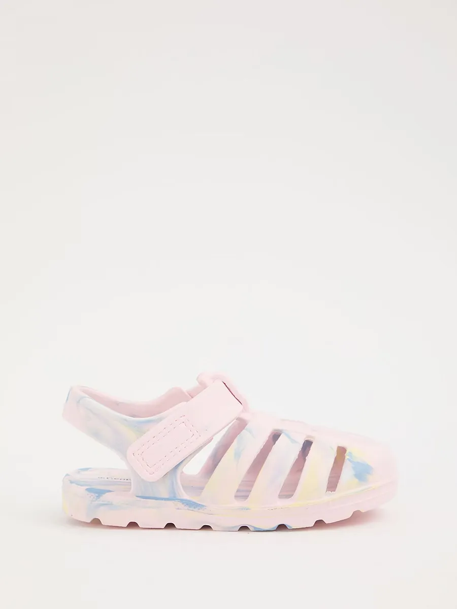 Pink Ombre Fisherman Sandals