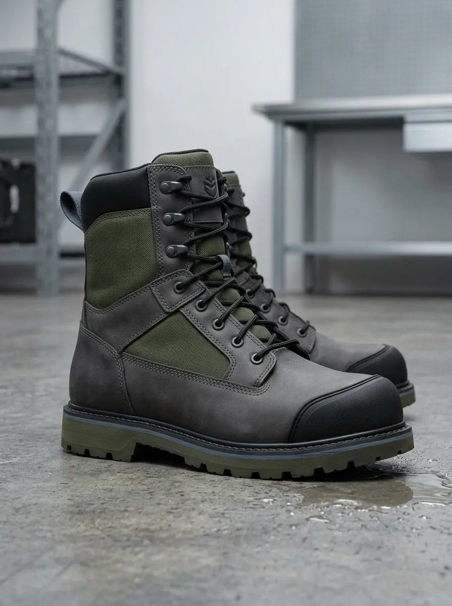 Essential Tactical Casual Look Men' Waterproof Work Boots