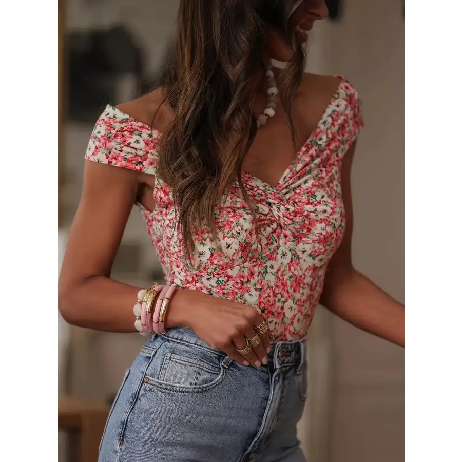 Twisted Front Sleeveless Top