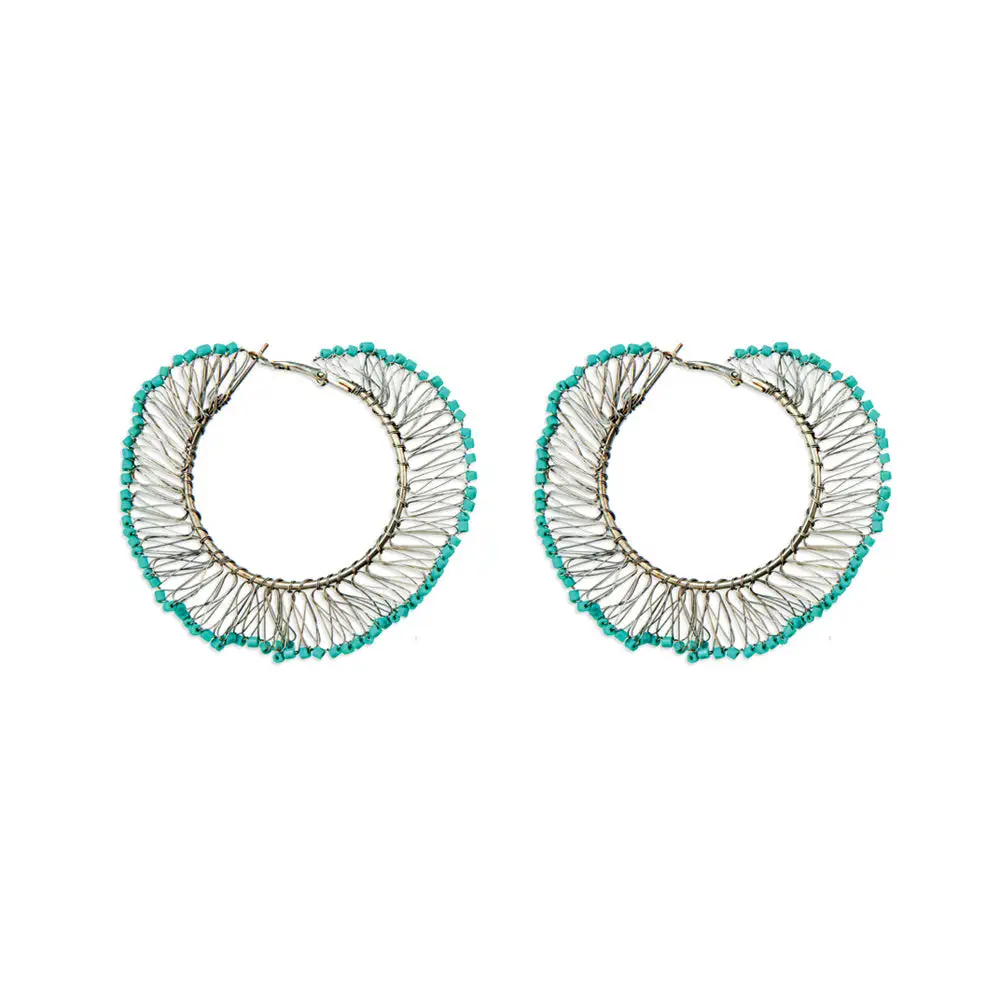 Sculpted Refined Artful Hoop Earrings