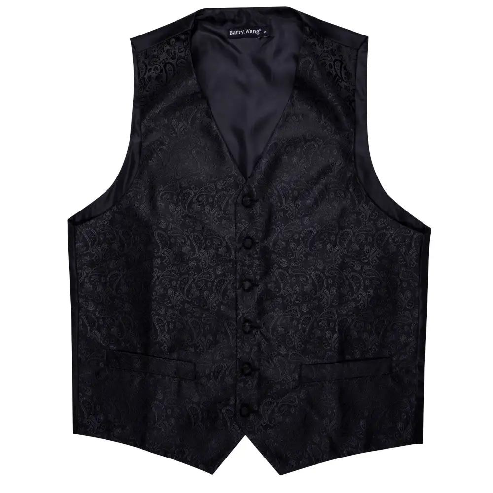 Paisley Jacquard Dress Vest Set