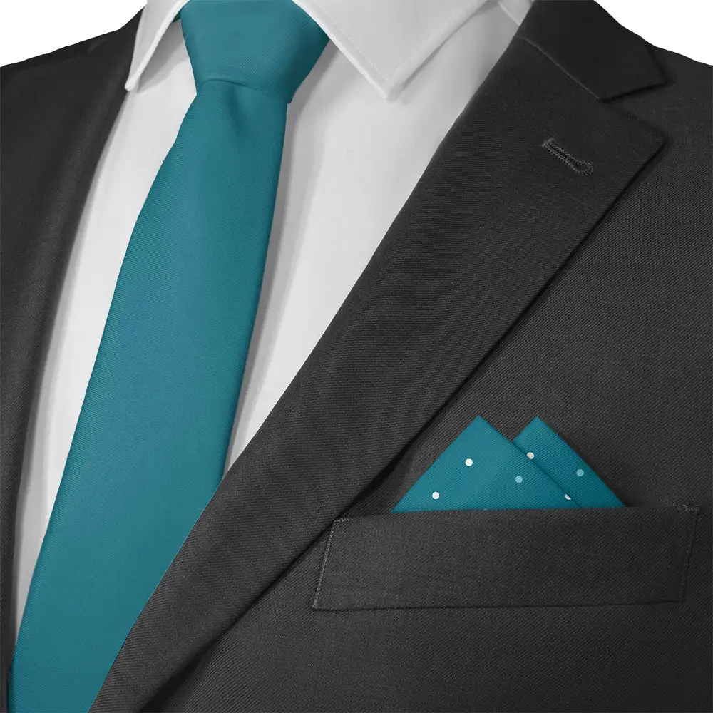 Elegant Crisp Dotted Pocket Square