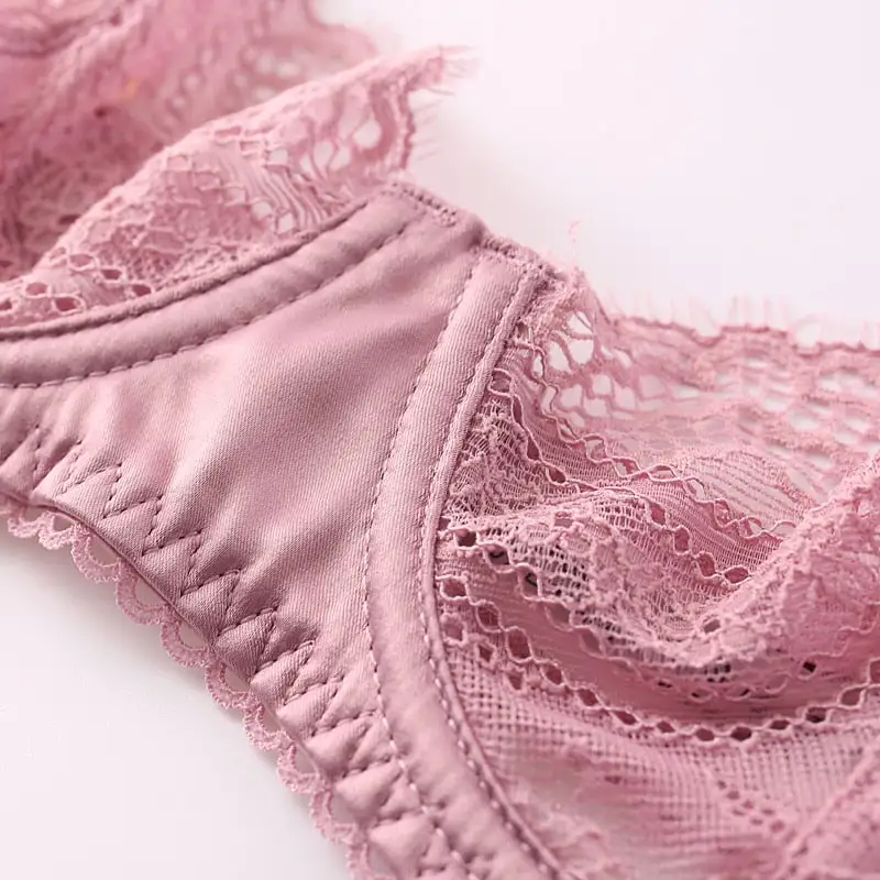 Balconette Lace Thong Lingerie Set