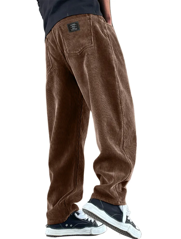 Relaxed Corduroy Utility Pocket Pants