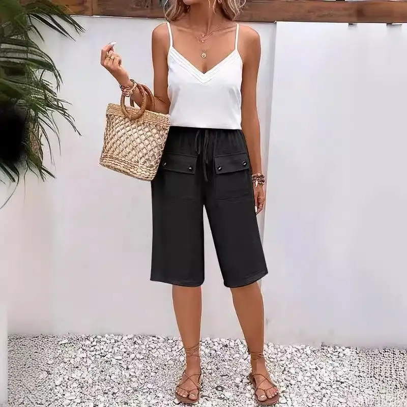 Women's Loose Fit Cargo Shorts