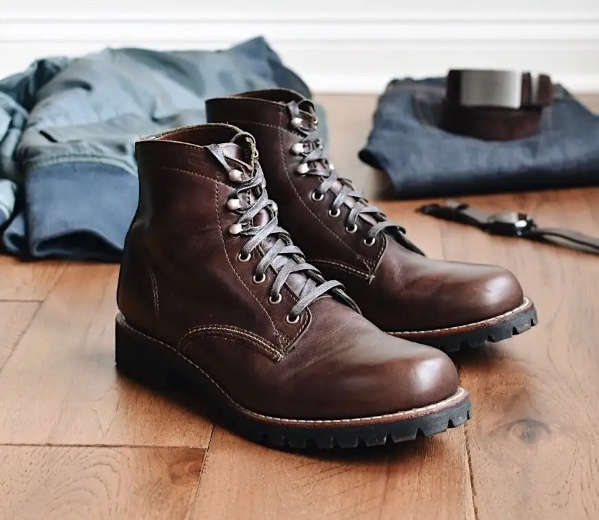Plain Toe Men's Ankle Boots