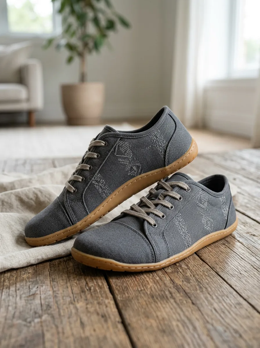 Winter-Ready Geometric Graphic Fit Unisex Barefoot Shoes