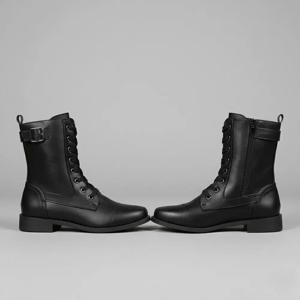  Orthopedic Ankle Boots Side Zipper Apparel