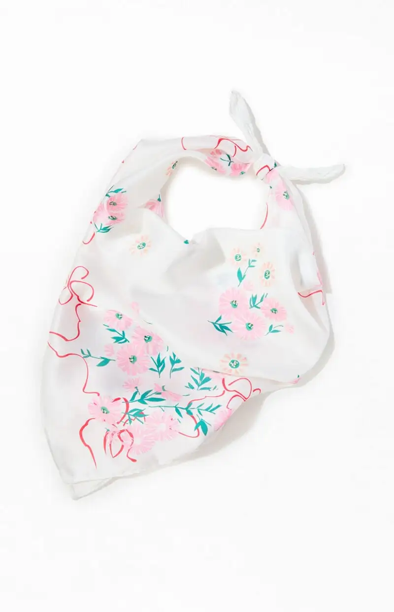 PacSun Beige Braided Satin Headband