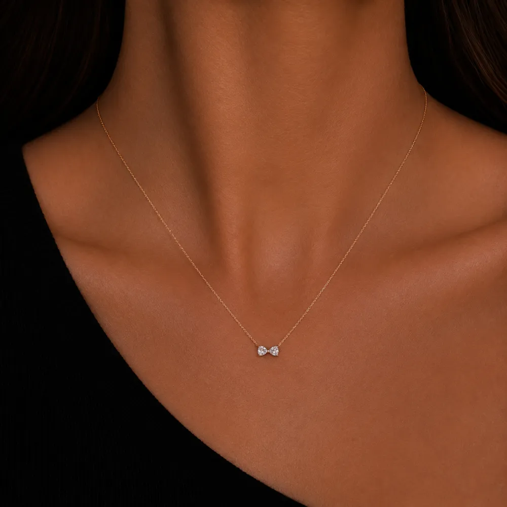 Dainty Bow Necklace