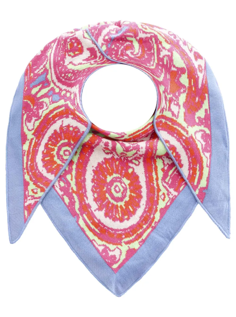 Refined Cotton Wool Heart Pattern Fashion Scarf