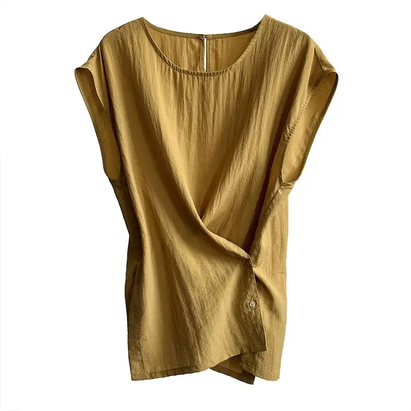 Flutter Sleeve Irregular Shirt