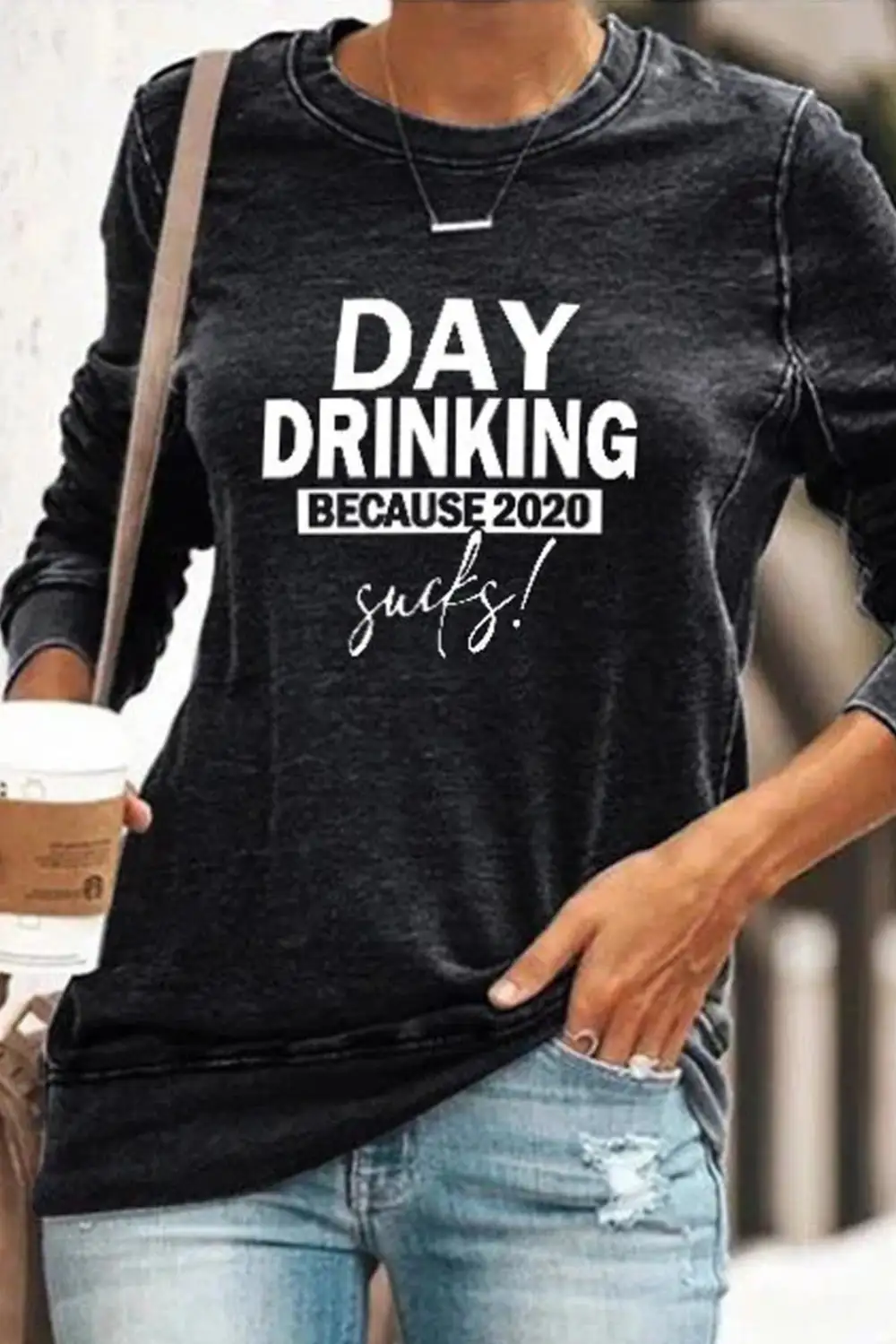 Day Drinking Because Sucks Sweatshirt