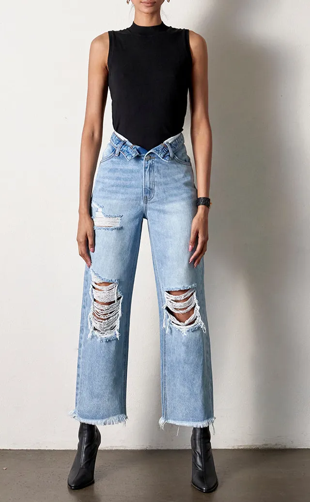 Casual Everyday Utility Straight Jeans