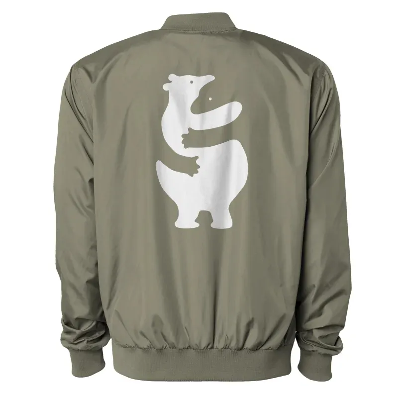 Hugging Animals Art Bomber Jacket