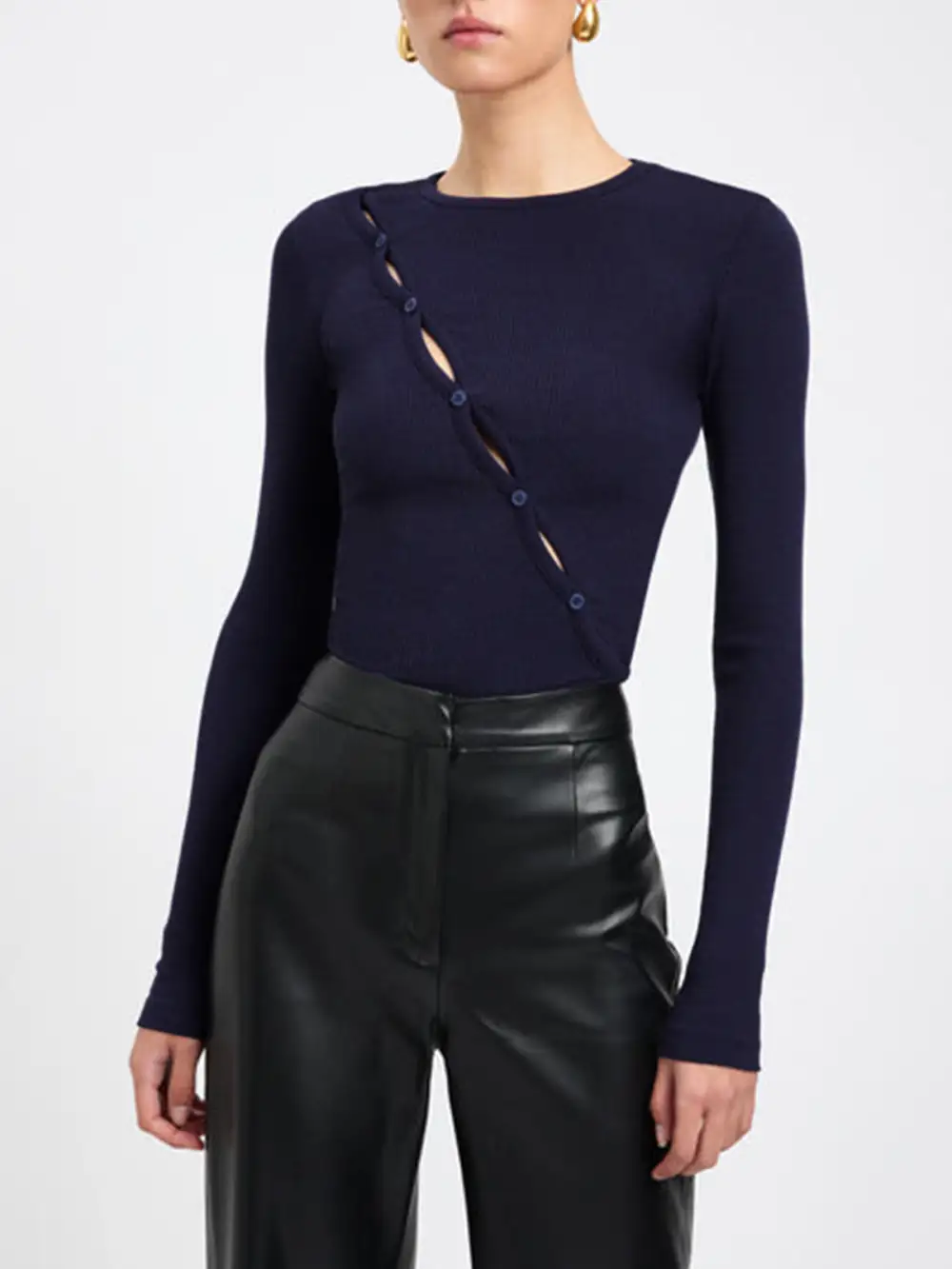 Button Front Top
