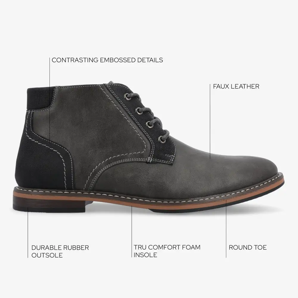 Splicing Plain Toe Work Boots