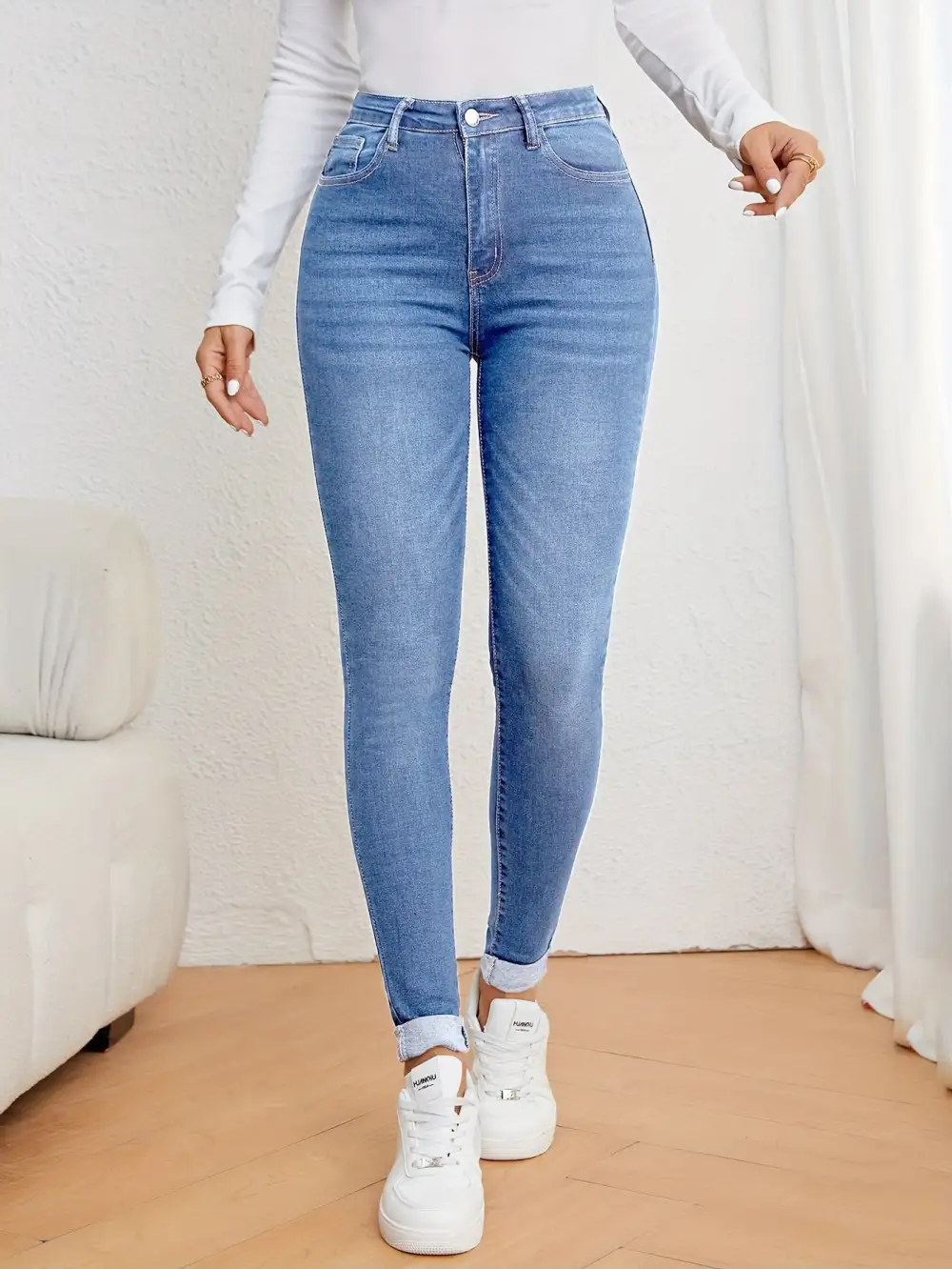 Cotton Slim Fit Denim Jeans