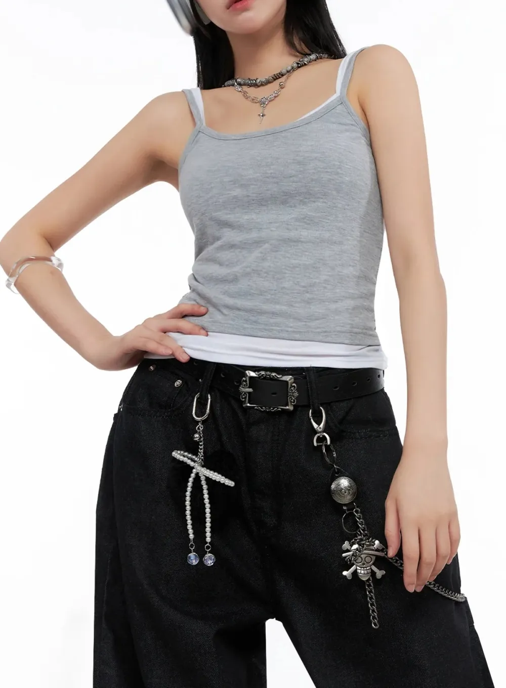 Square-Neck Tank Top