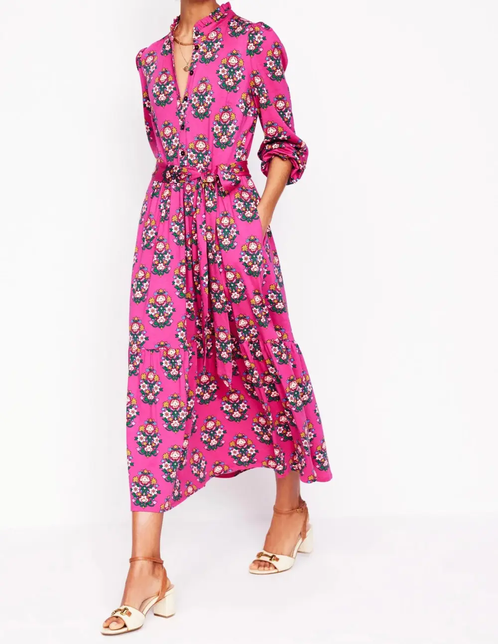 Willow Tiered Jersey Dress