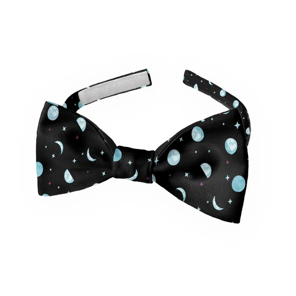 Mini Moons Space Theme Bow Tie