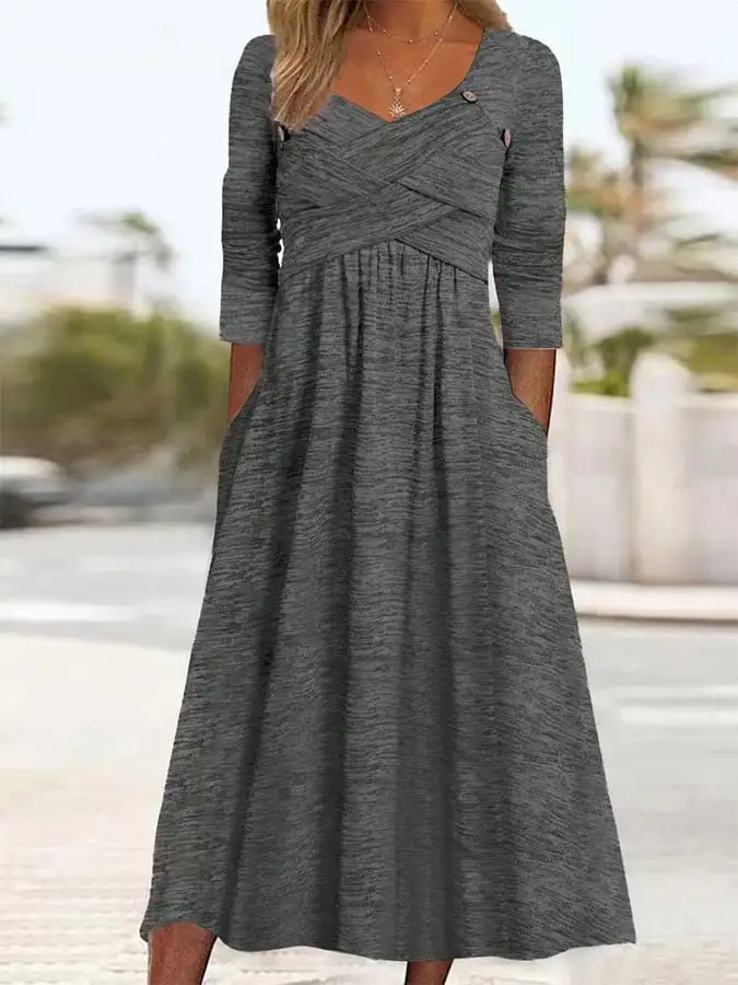 Women'S Casual Waist Dress