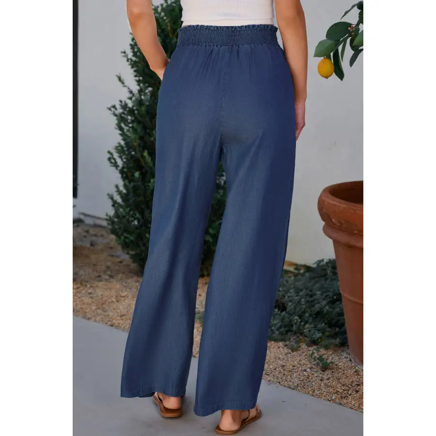Soft Wide Leg Pants with Pockets
