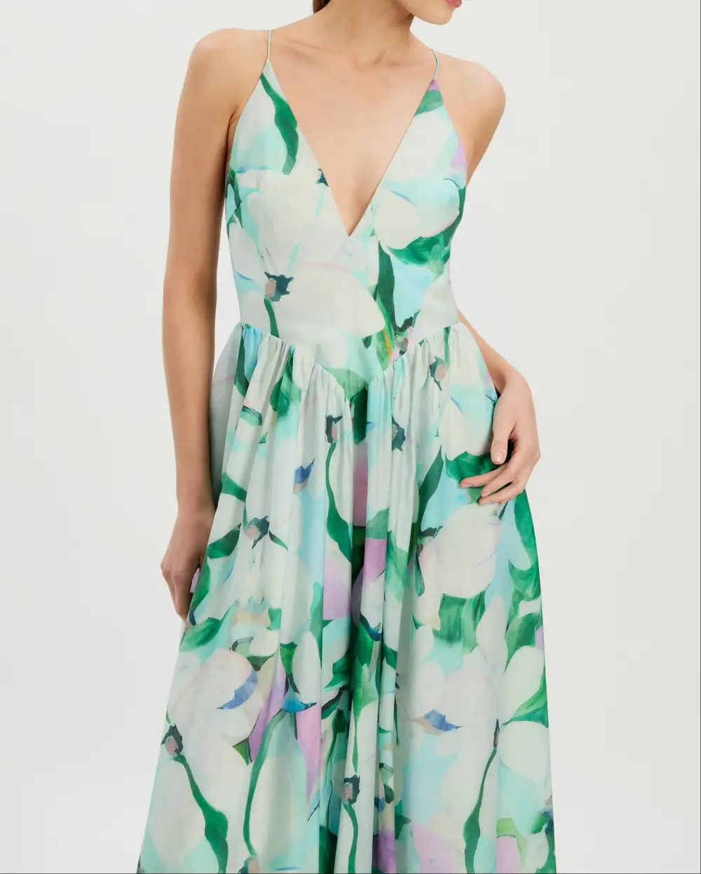 Halter Neck Maxi Easy Fit Dress