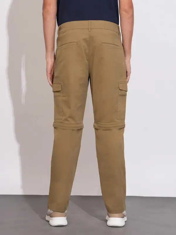 Classic Slim-Fit Convertible Mid-Rise Cargo Trousers