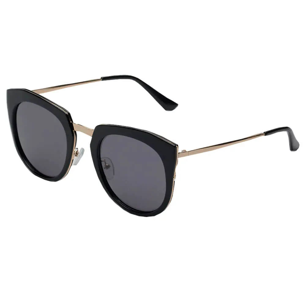 Round Cat-Eye Polarized Sunglasses