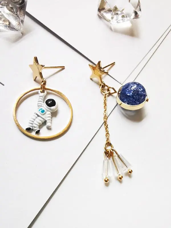 Ornate Statement Accent Earrings