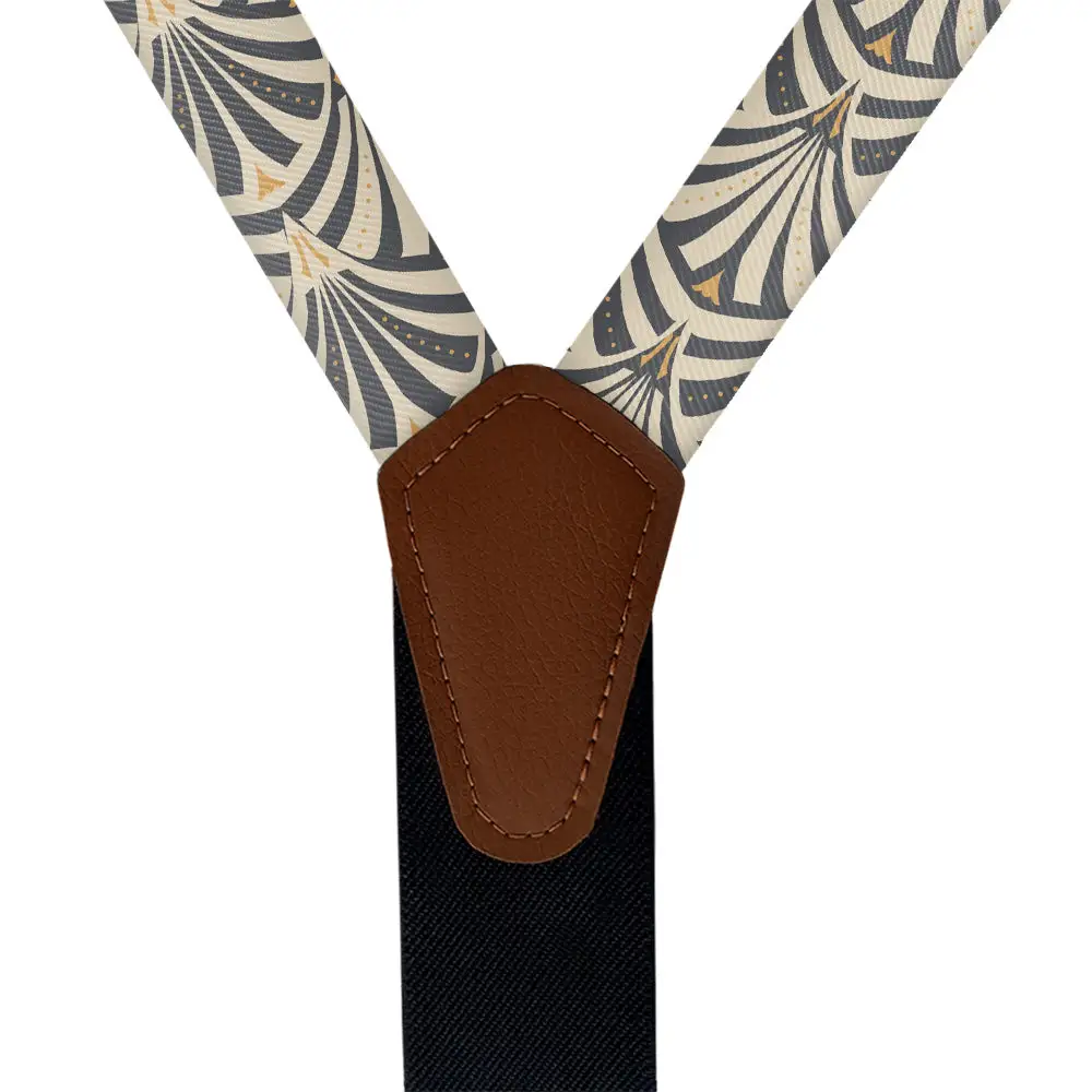 Fanfare Geometric Pattern Suspenders
