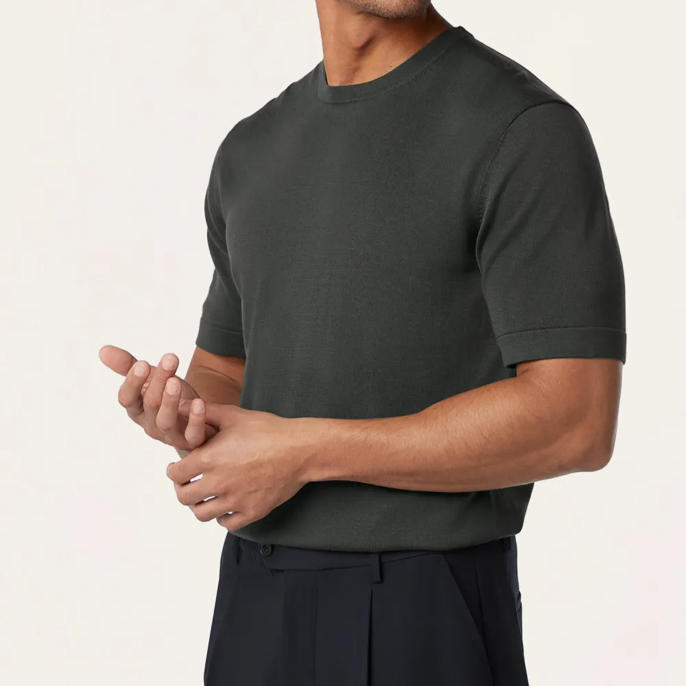 Modern Relaxed Fit Classic Fit Knit T-Shirt