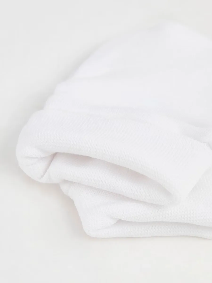 White Baby Mittens 4 Pack