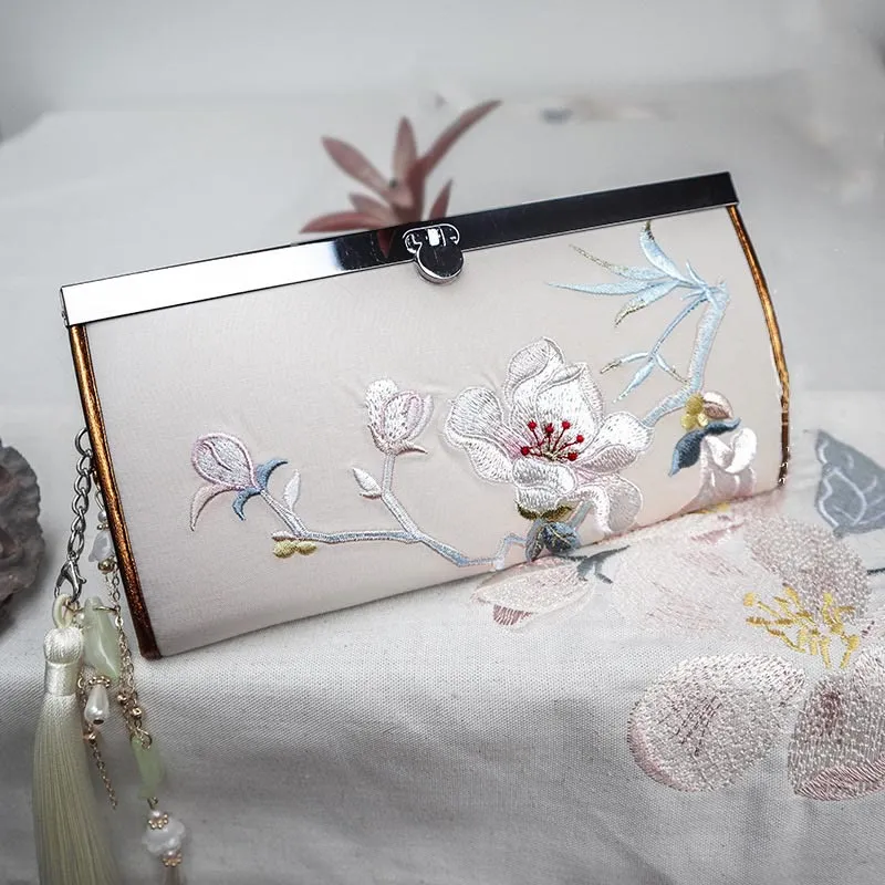 Buddha Stones Magnolia Flower Bag