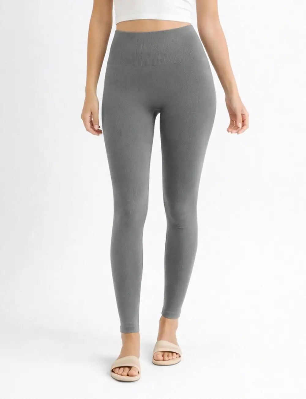 Seamless Elastic Waist Yoga Pants
