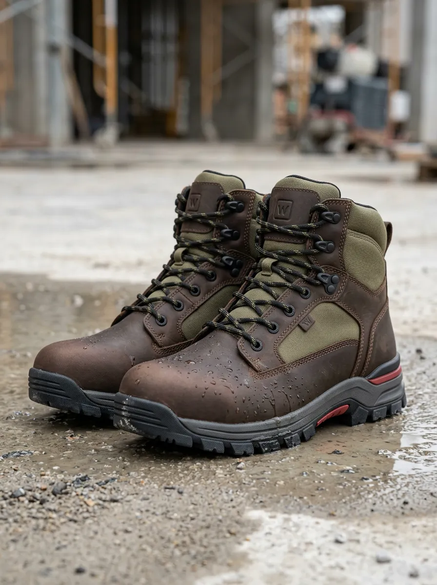 All-Terrain-Look Tactical Outdoor Men's Waterproof Work Boots