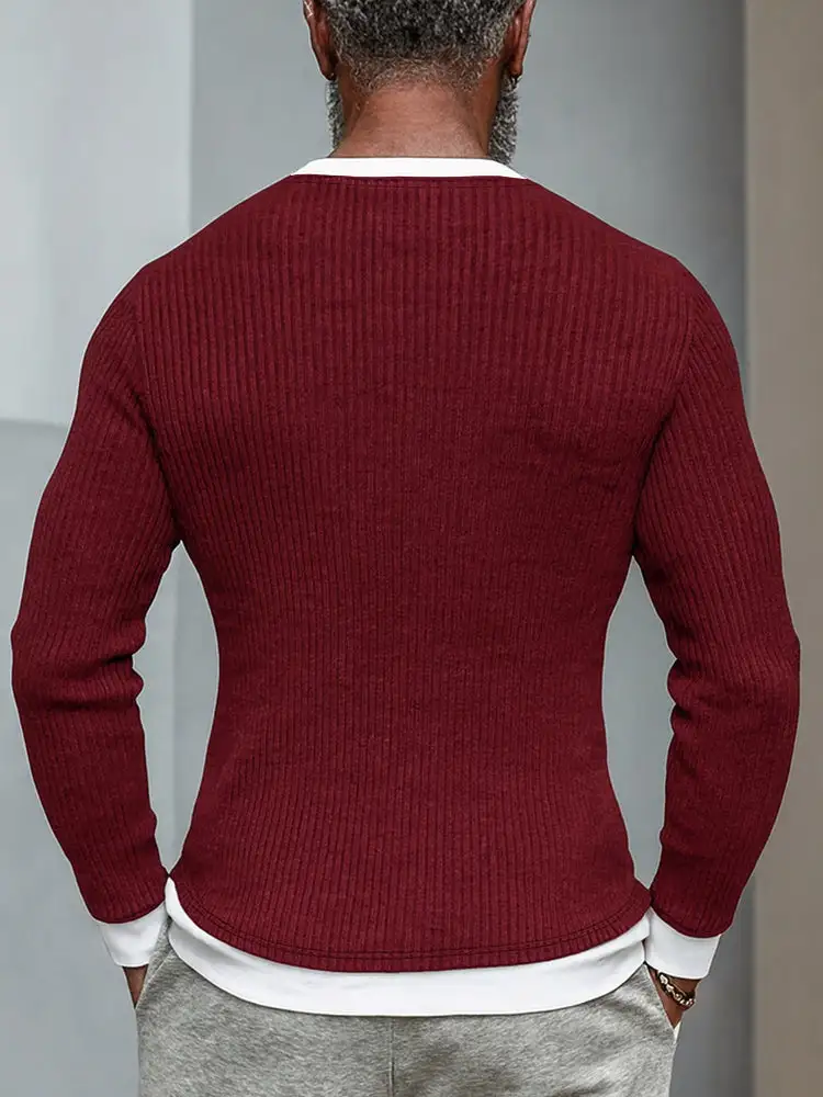 Crew Neck Layering T-Shirt