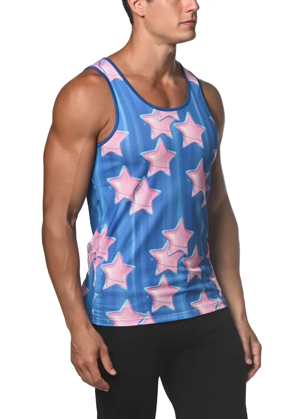 Heritage Printed Mesh Tank Top