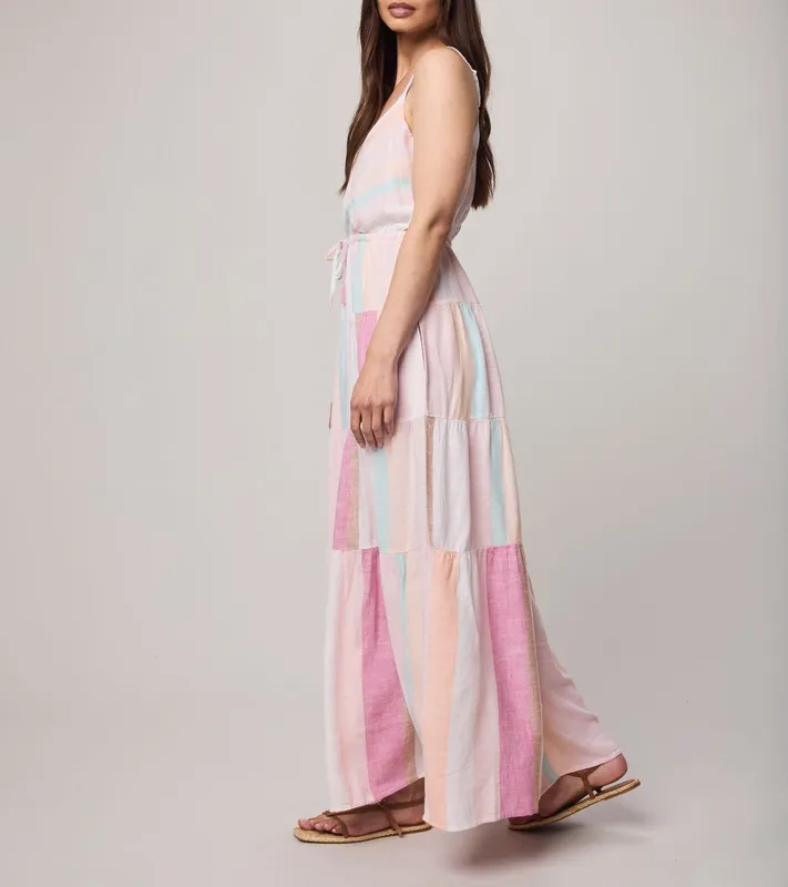 Draped Woven Comfort Dress