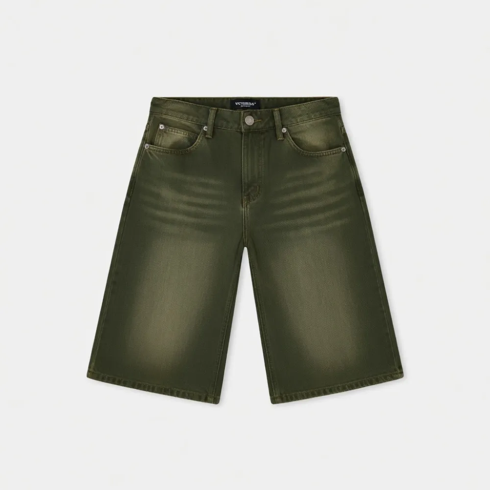 Victory Peak Loose Denim Shorts