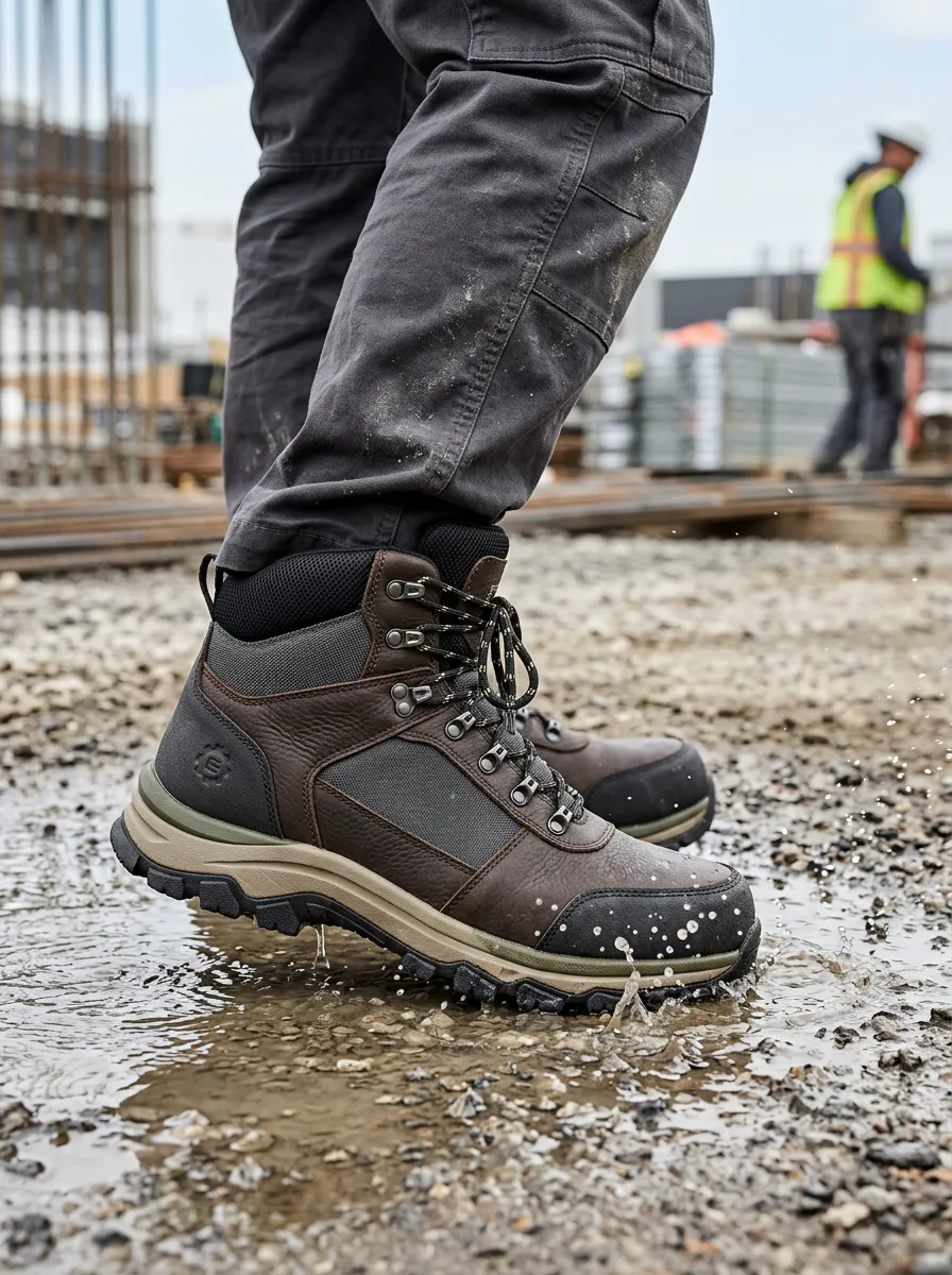 Signature Construction Casual Look Men' Waterproof Work Boots
