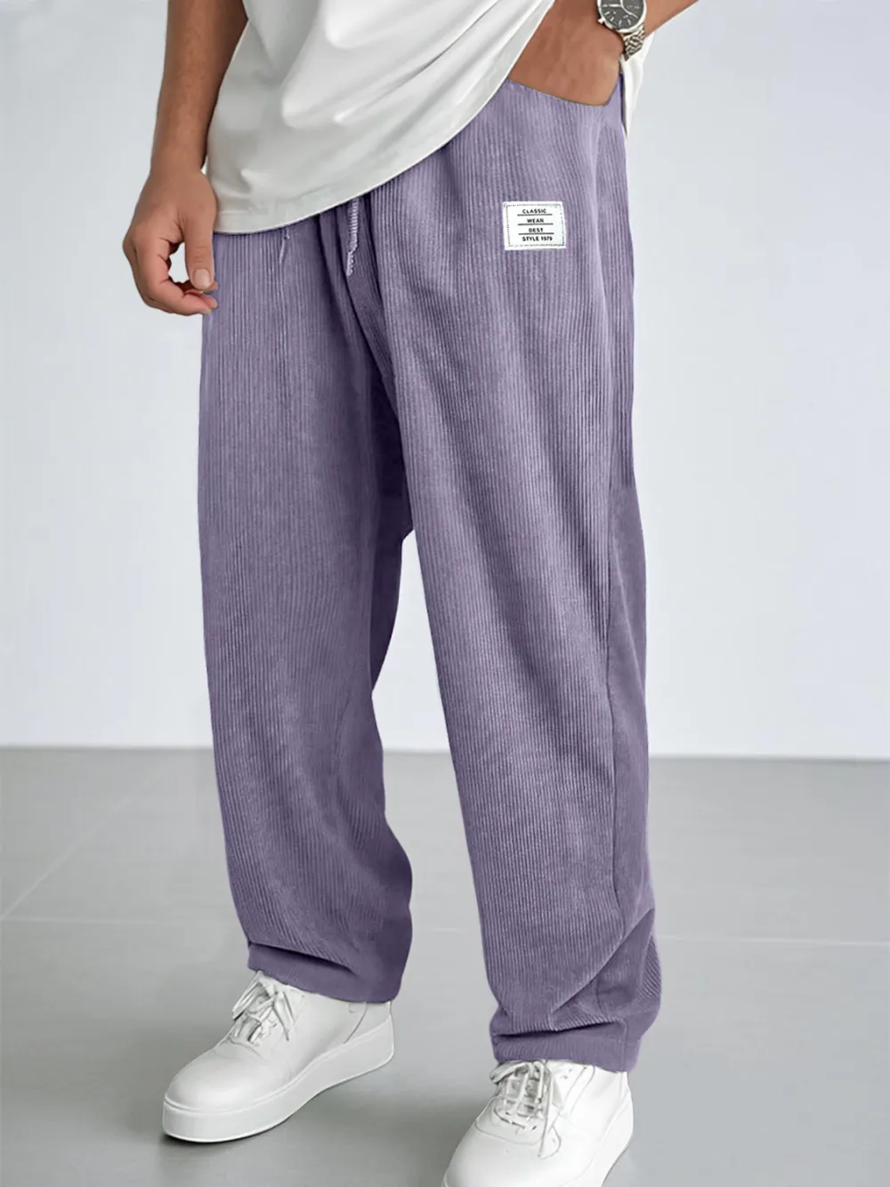 Corduroy Pull On Trousers