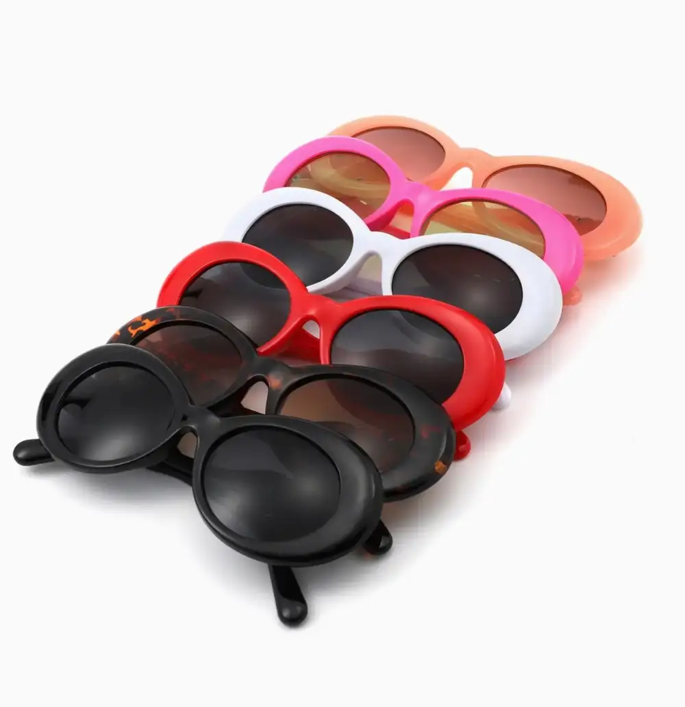 Retro Oval Oversized Sunglasses